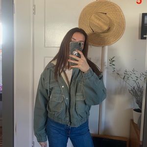 Urban outfitters soft green jacket
